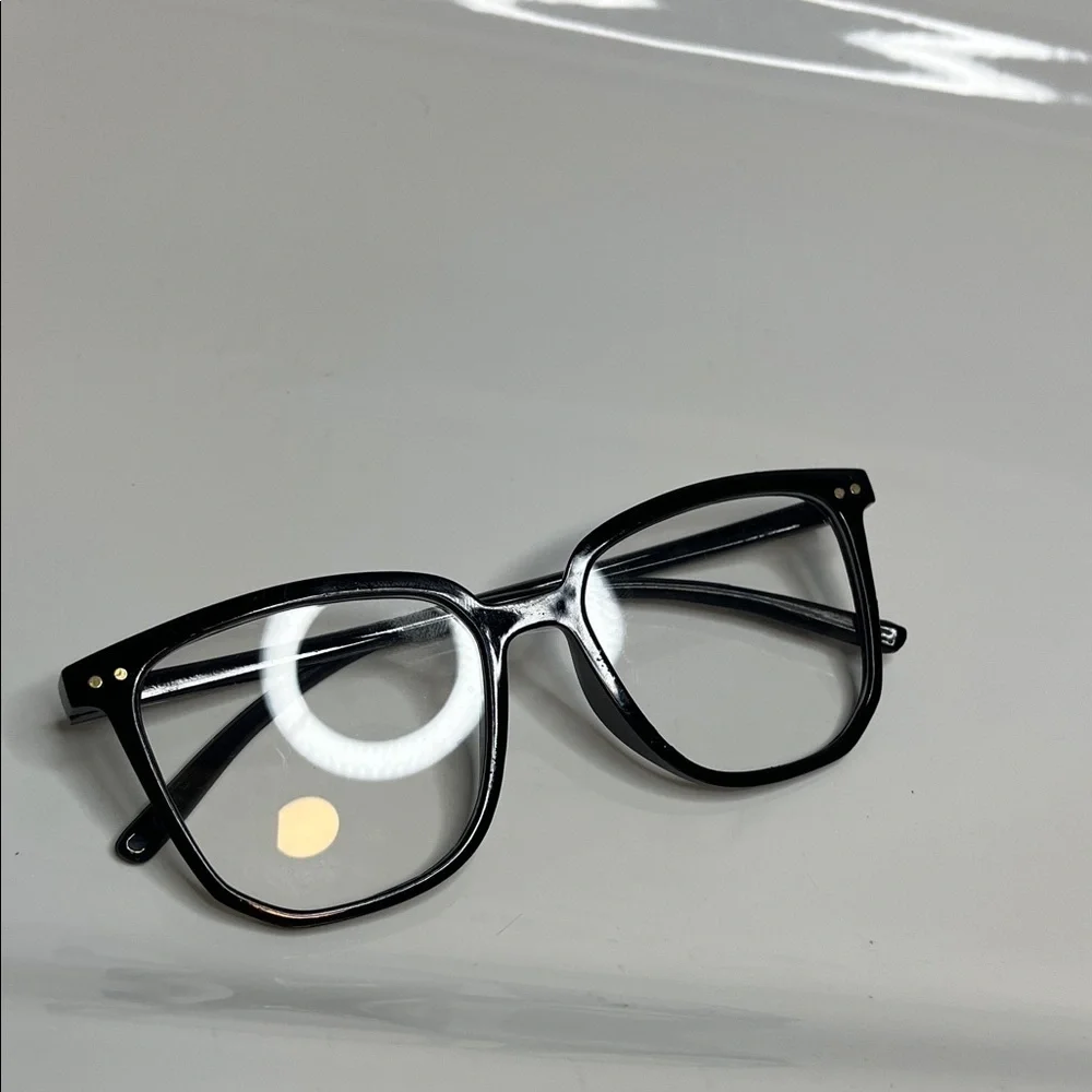 Elegant Black Blue Light blocking Eyeglasses Frame